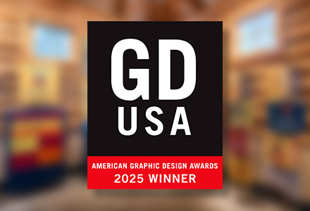 American Graphic Design Awards 2025 Winner logo